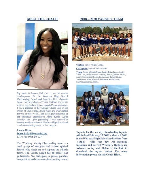 WHS Cheerleaders 
